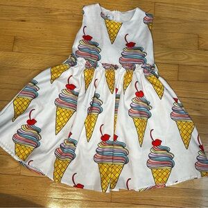 Lola The Boys Colorful Ice Cream Print Dress